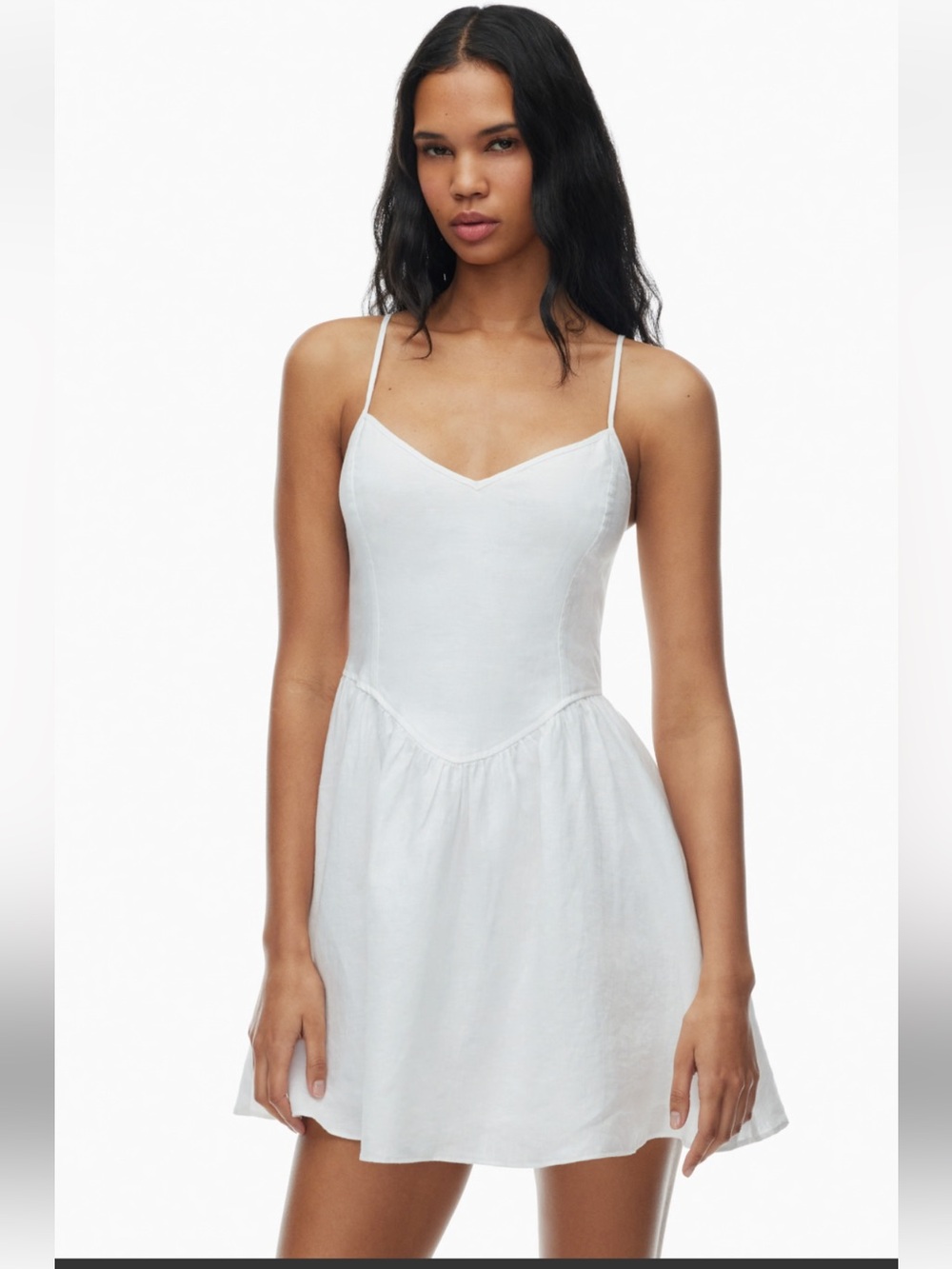 Aritzia Wilfred Influence Mini Dress, Dark Night Navy, 2